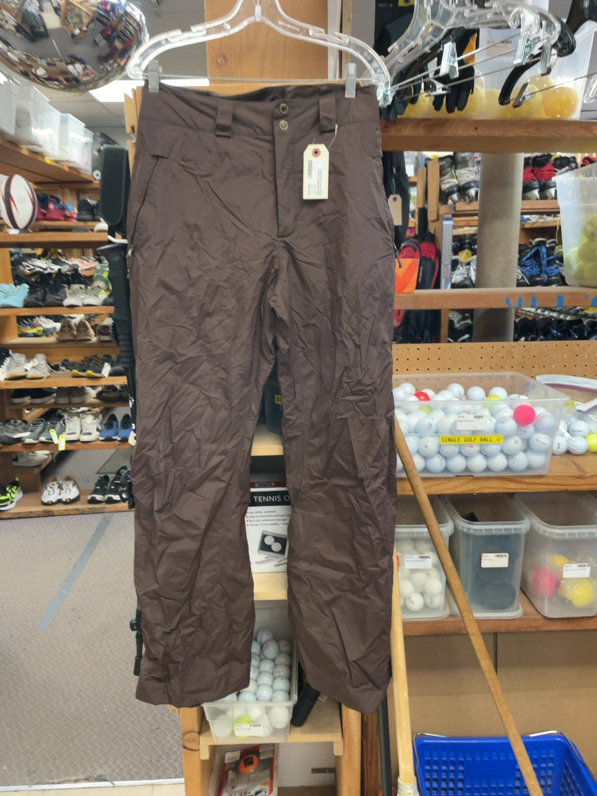 Columbia Titanium Women's Large Regular Snow Pants Brown