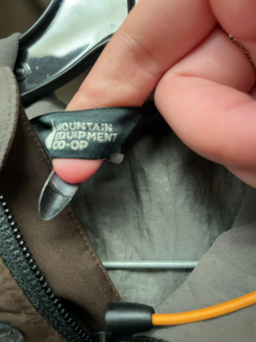 Mountain Equipment Co-op Rain Jacket Size 14 Brown
