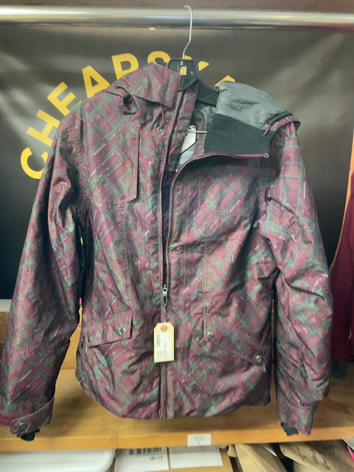 Oakley Thinsulate Ski Snowboard Jacket Size S Purple