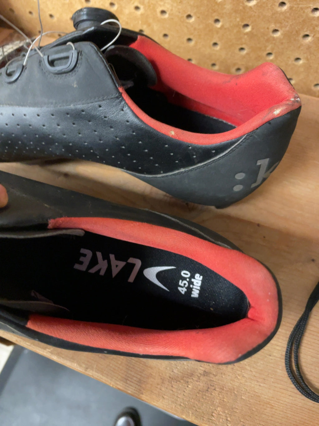 Fi'zi:k Boa Road Cycling Shoes Size 12.5 (Lake Insole 45.0 Wide)