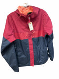 Helly Hansen Size XL Hooded Rain Jacket Pink/Navy