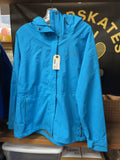 Columbia Hooded Rain Jacket XL Blue