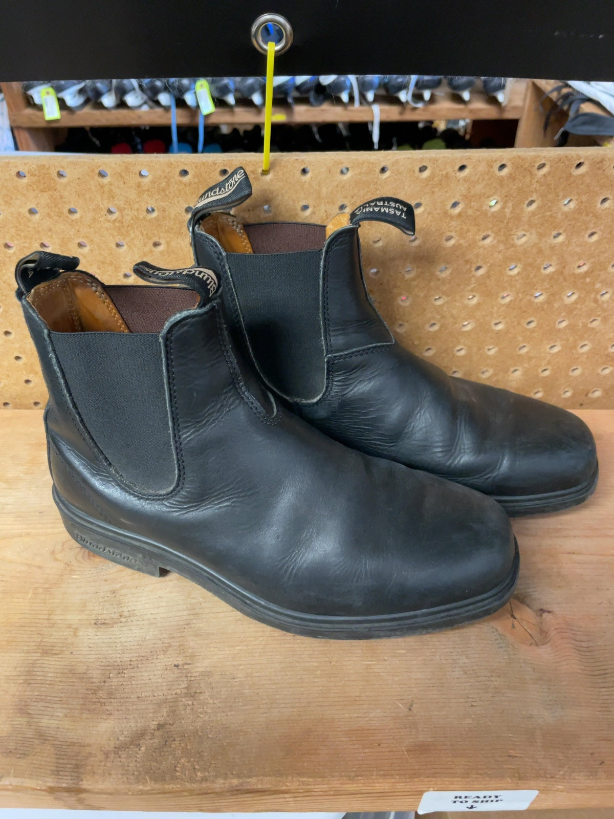 Blundstone Chelsea Boots Size Men's 8 Black Leather