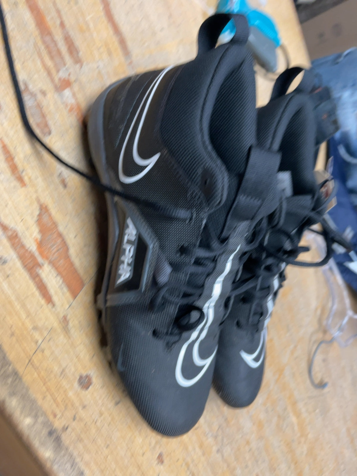 Nike Alpha Menace 3 Shark Size 9.5 Football Cleats