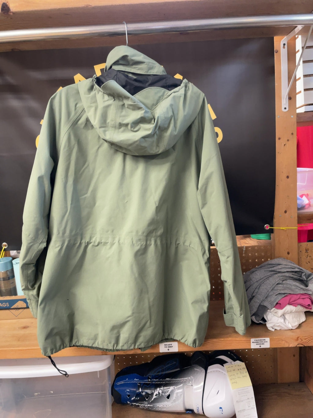 Taiga Rain Jacket Size L Green