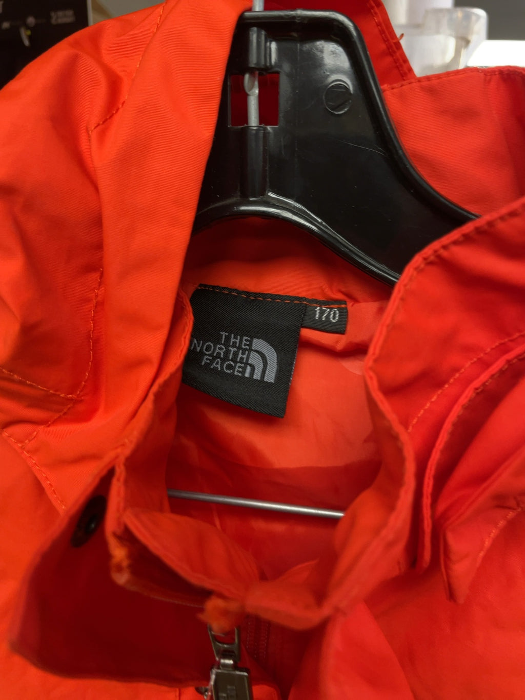 The North Face Hooded Rain Jacket 170 (Youth 12/14) Orange