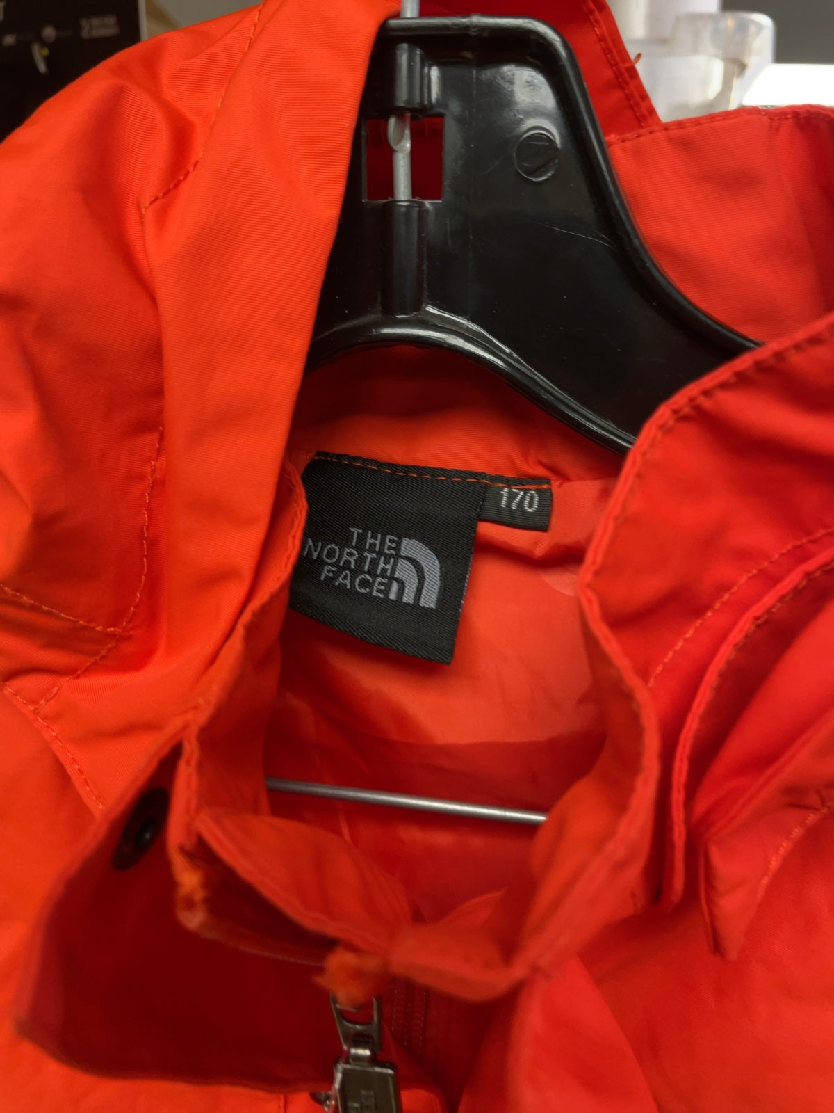 The North Face Hooded Rain Jacket 170 (Youth 12/14) Orange