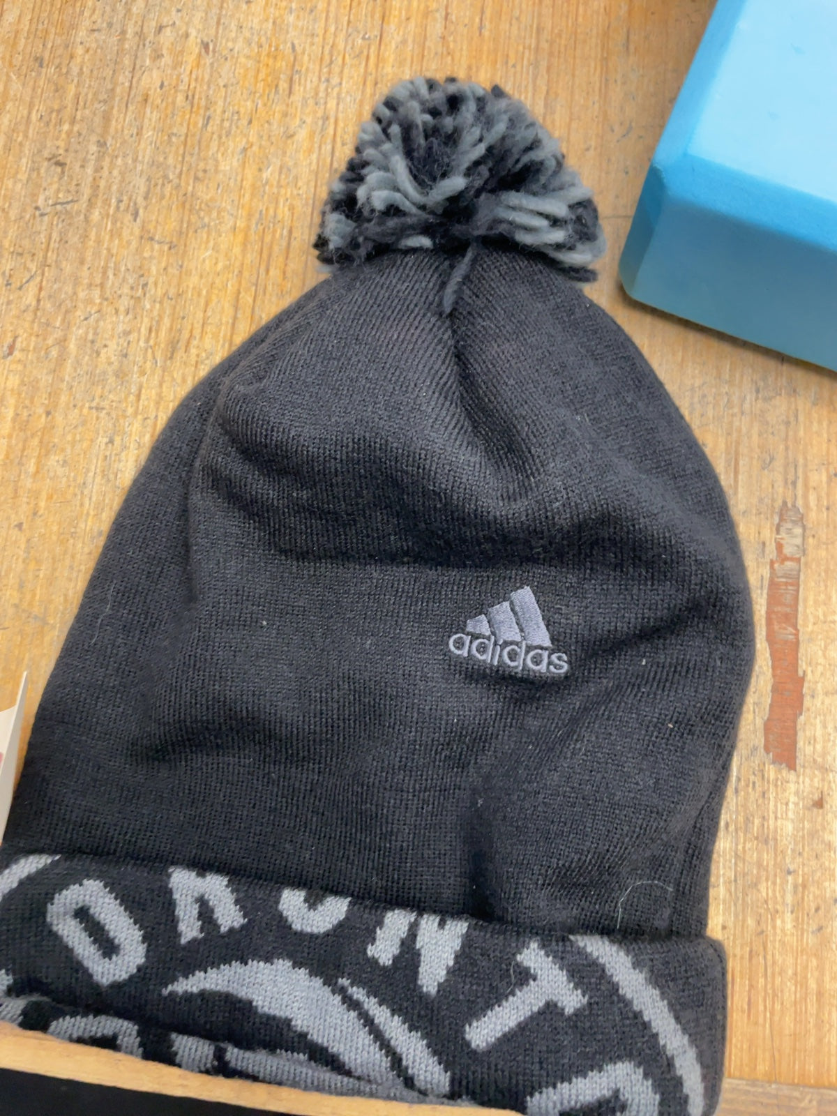 Adidas Toronto Raptors Pom Toque Beanie One Size