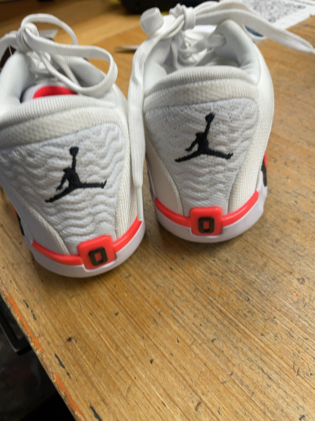Jordan Air Jordan Size 10 Court Shoes White/Red/Black