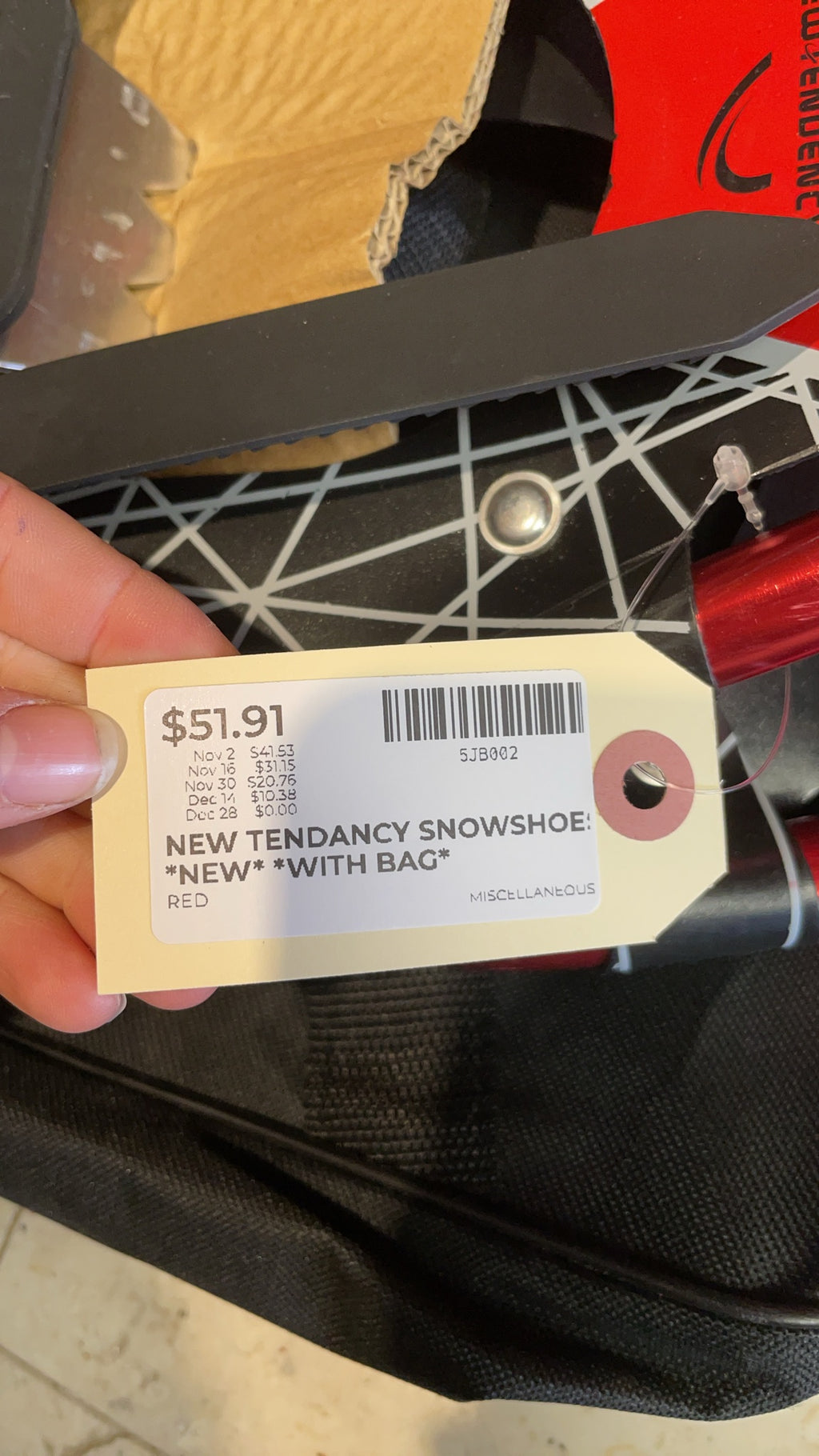 New Tendency Snowshoes with Bag