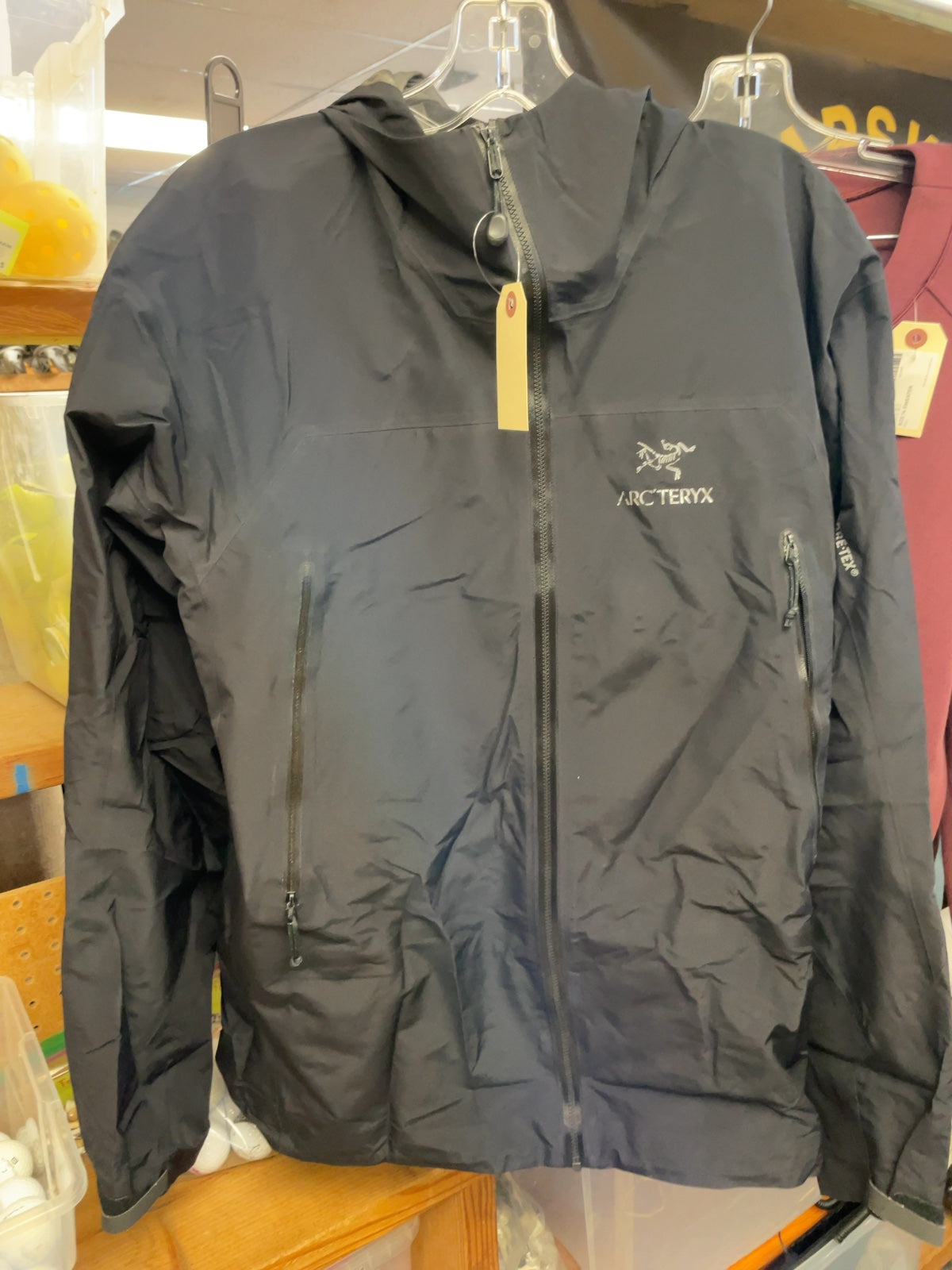 Arc'teryx GORE-TEX Rain Jacket Size L/G Black