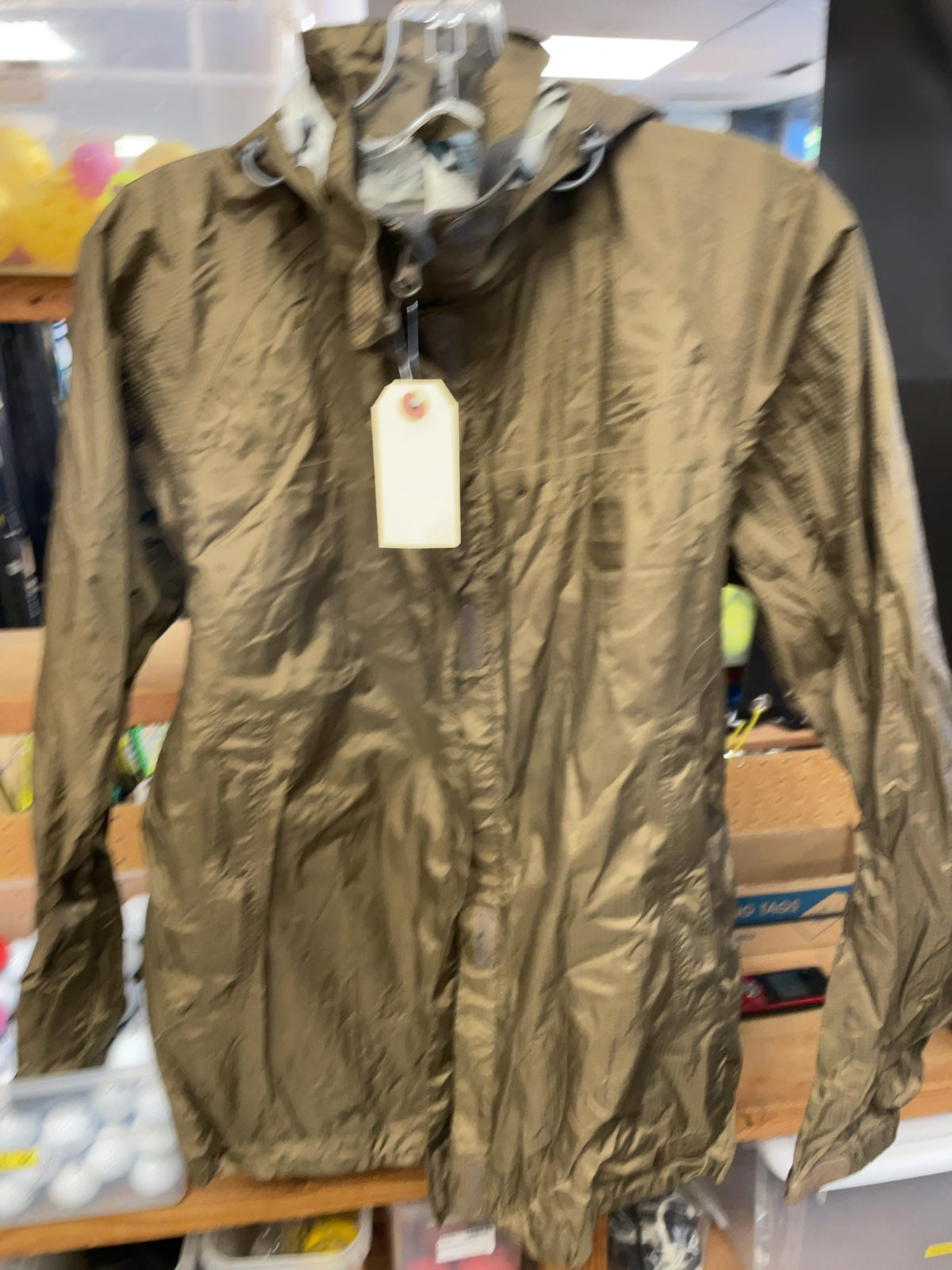 MEC Rain Jacket Size XL Brown