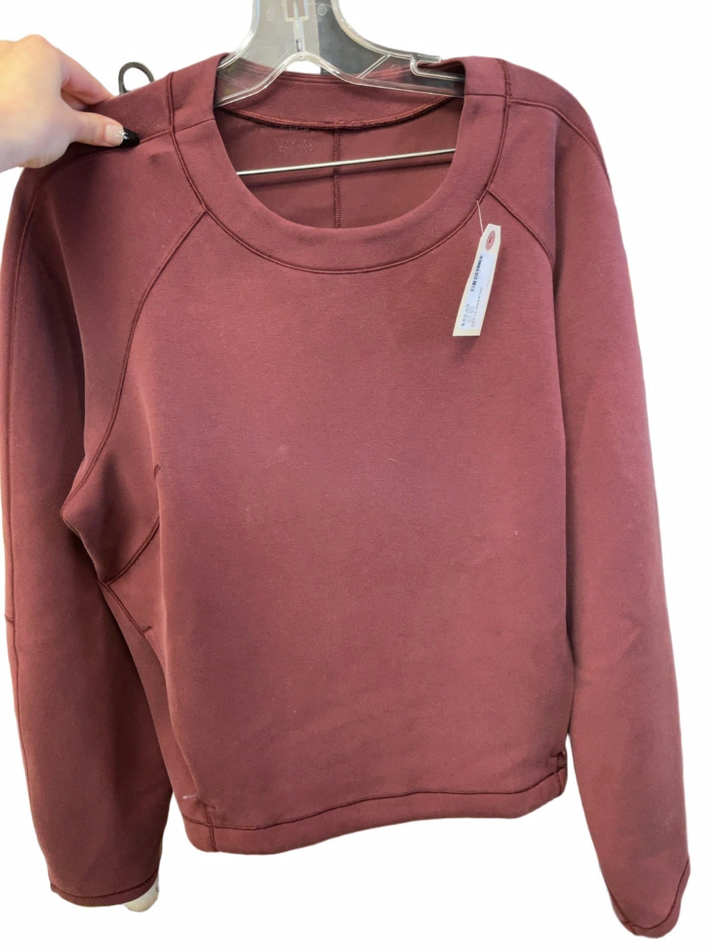 Lululemon Perfectly Oversized Crew Size 14 Maroon