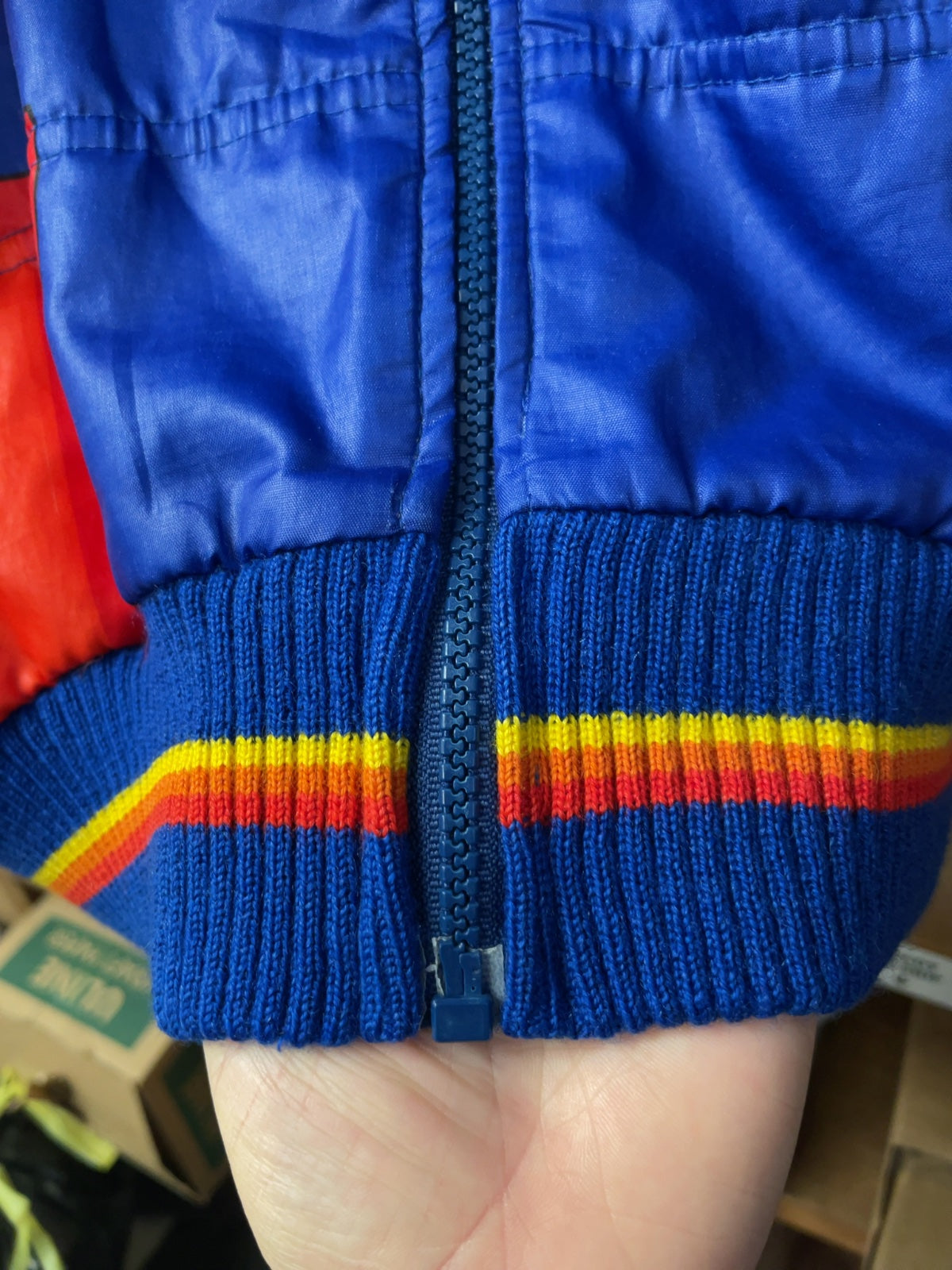 Colnago Vintage Cycling Jacket Size 4 Blue