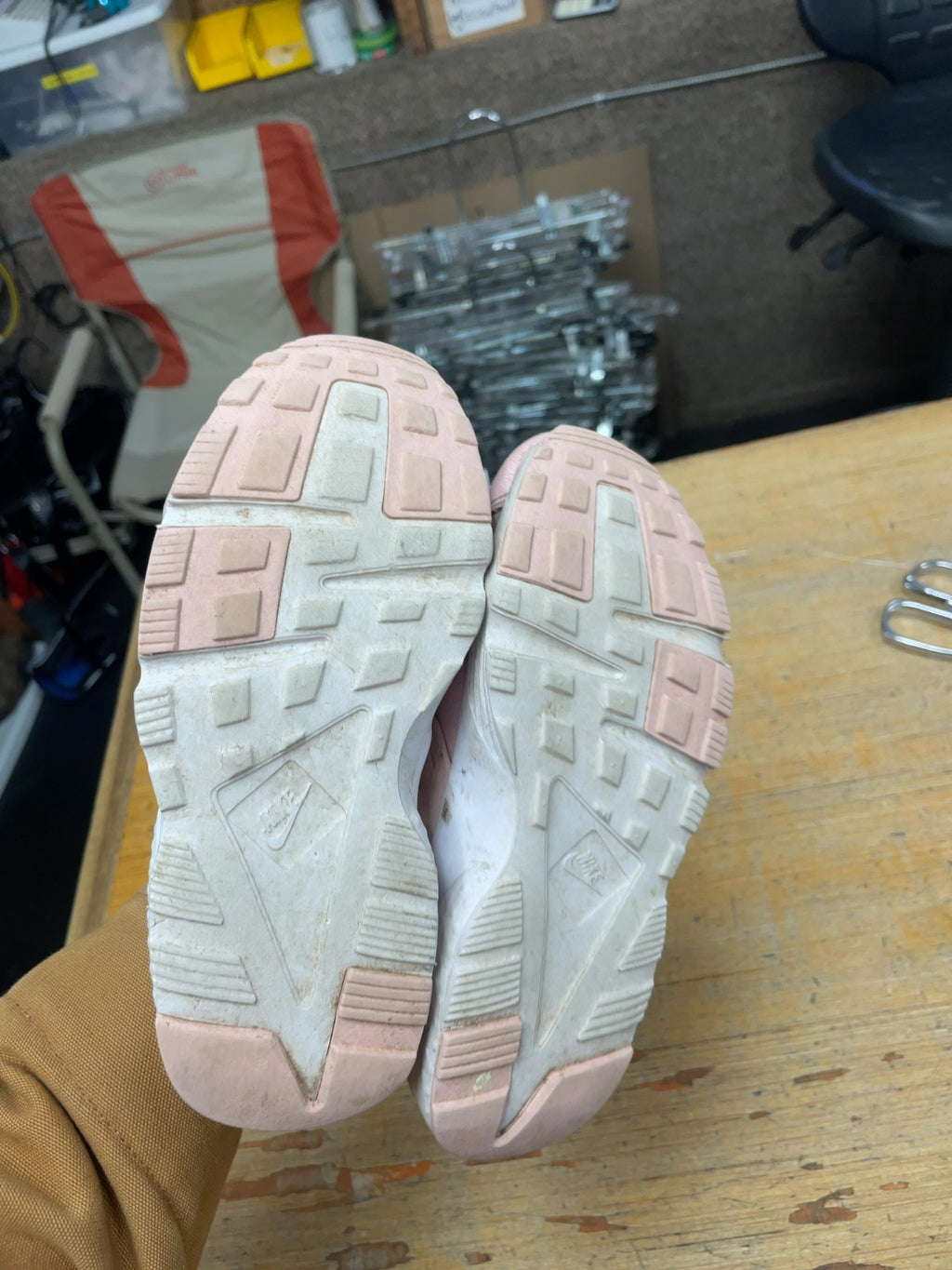 Nike Air Huarache Size 13C Pink Sneakers