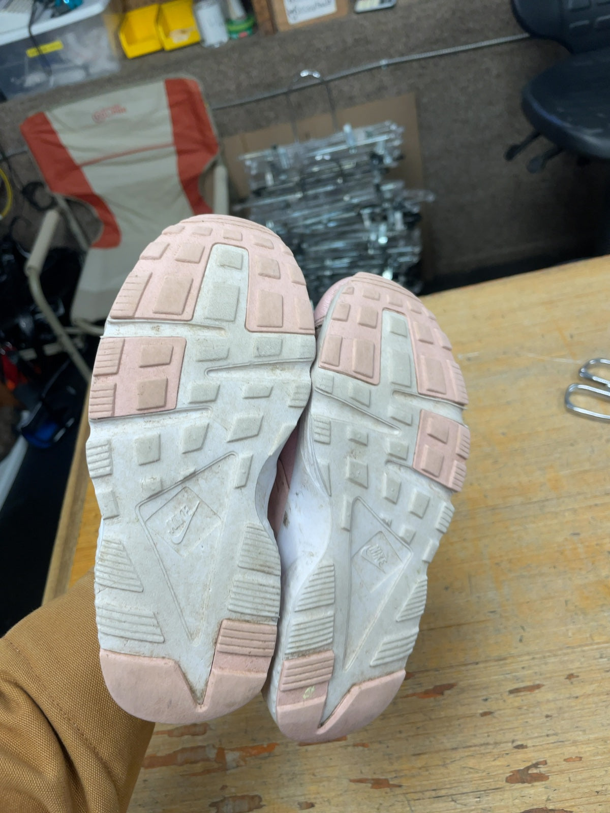 Nike Air Huarache Size 13C Pink Sneakers