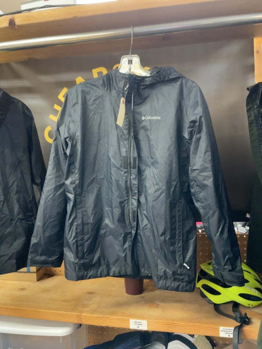 Columbia Omni-Tech Rain Jacket Junior 14/16 Black