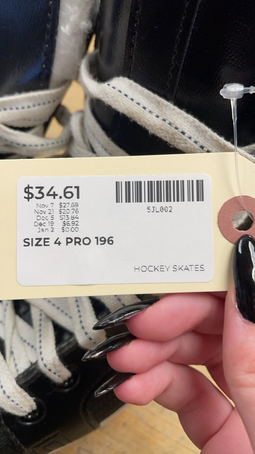 CCM Pro 196 Size 4 Hockey Skates