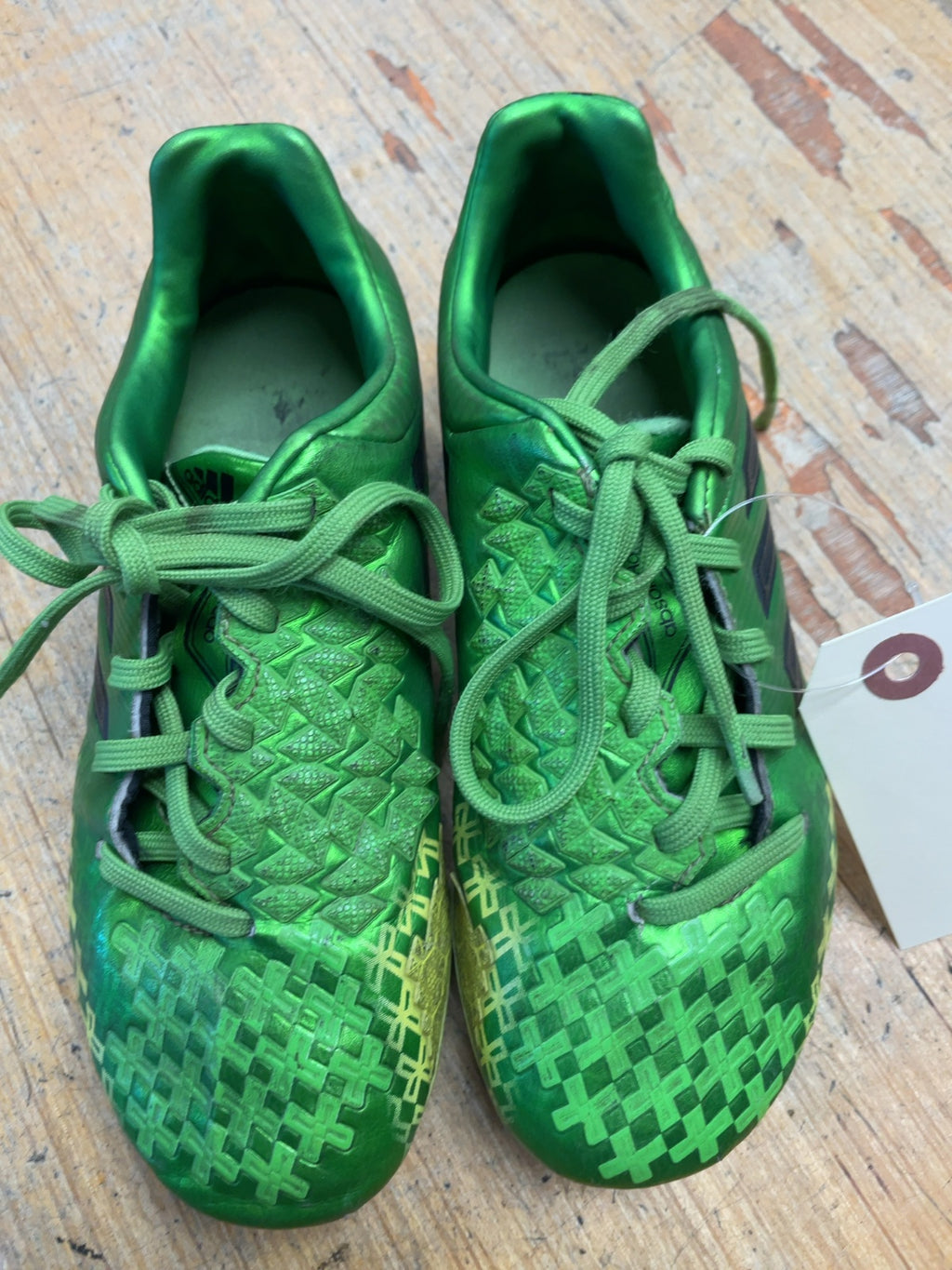 Adidas Predator Size 1 US Soccer Cleats Green