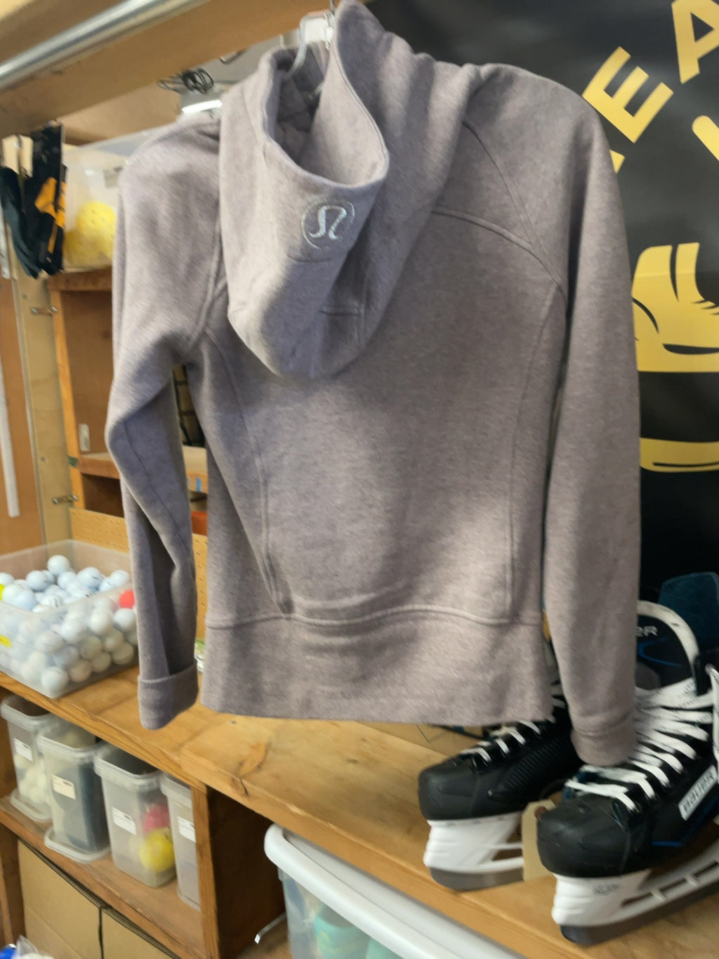 lululemon Scuba Full Zip Hoodie Size 4 Heathered Lavender Dusky Heather