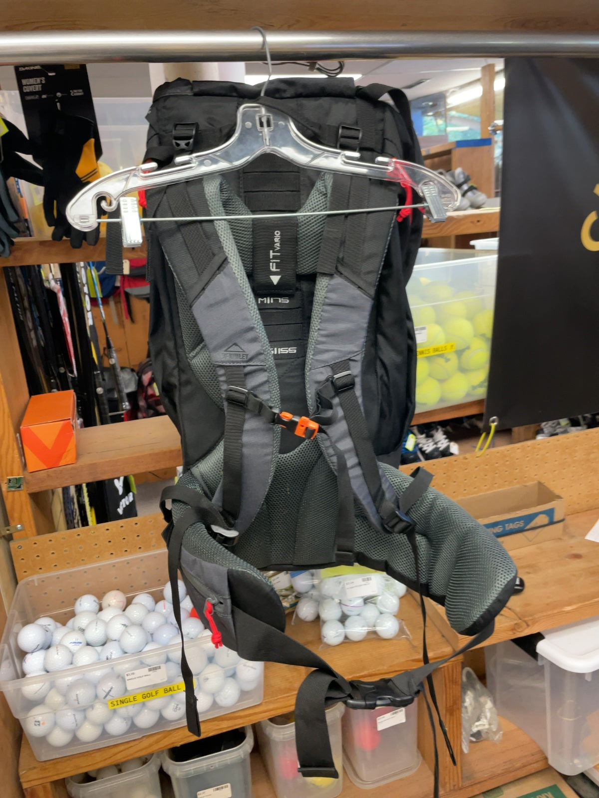 McKINLEY Di+55/65 L Backpack Black/Grey/Red