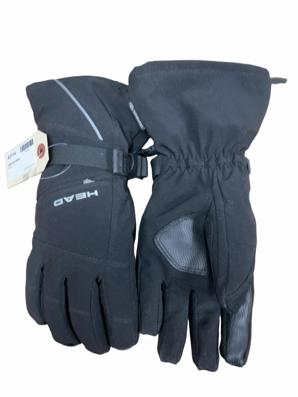 Head Waterproof Ski Gloves XS Black