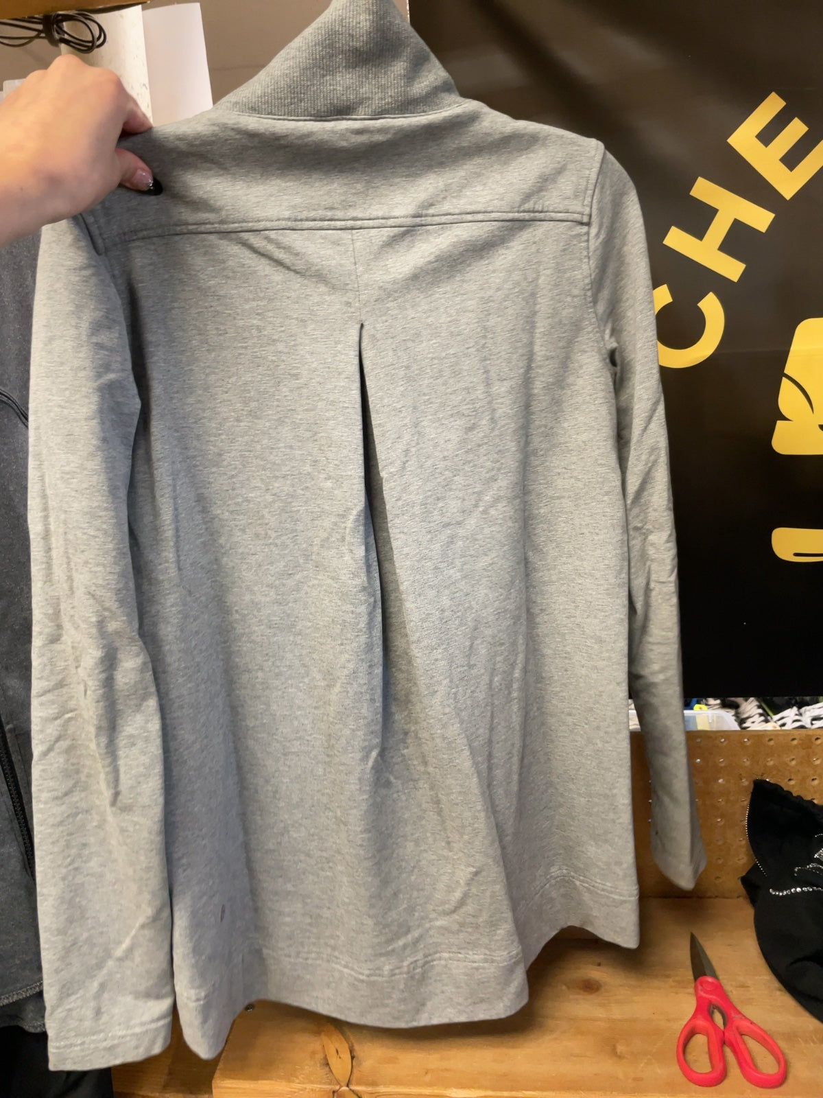Lululemon Wrap Sweater Size 4 Grey