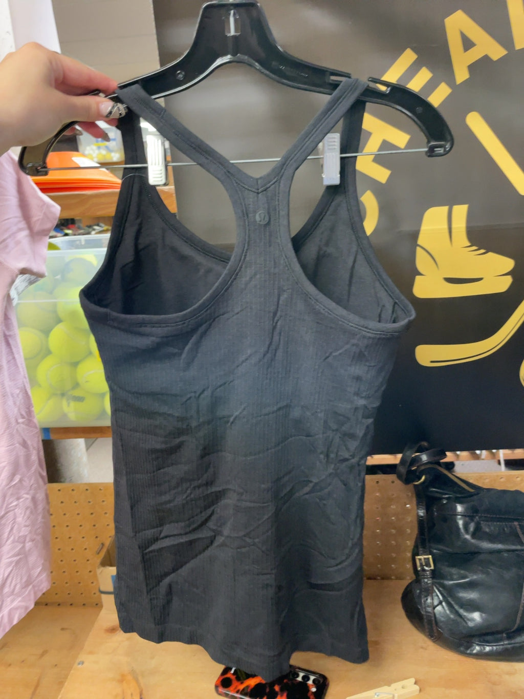 Lululemon Ebb to Street Tank Top Size 8 Black