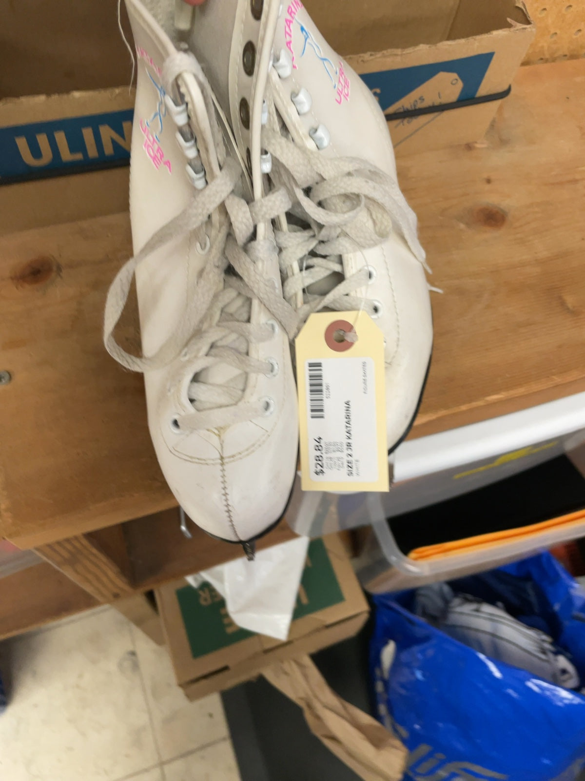 Katarina Ultra Ice Size 2 JR Figure Skates White