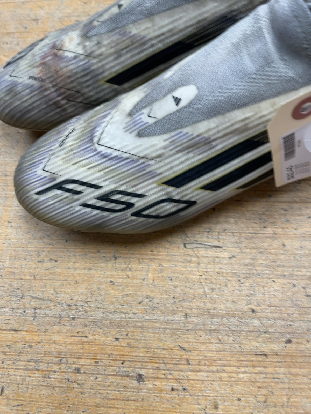 Adidas F50 Laceless FG Soccer Cleats Size 8.5 US