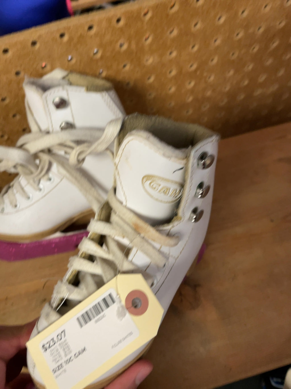 Gam Figure Skates Size 10J White