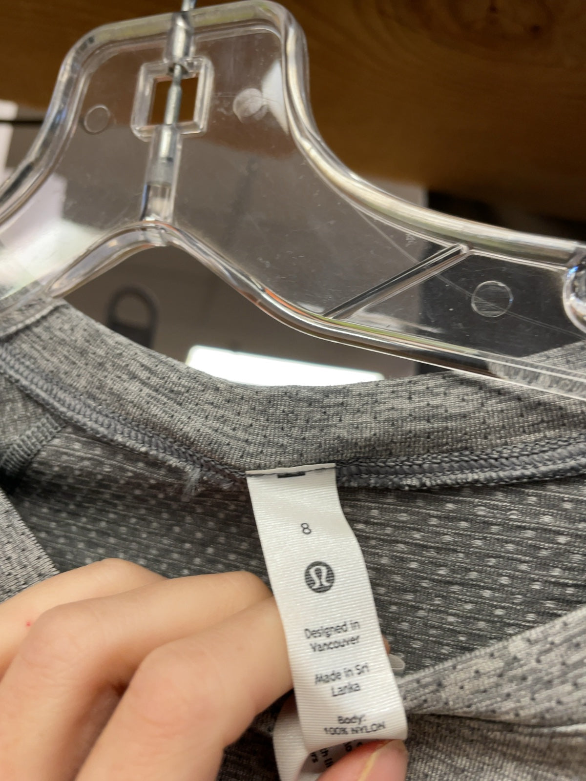 Lululemon Swiftly Tech Long Sleeve Shirt Size 8 Grey