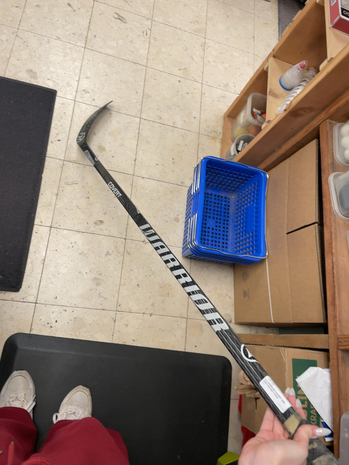 Warrior Covert DT1 LT Henrique 85 Flex LH Senior Hockey Stick
