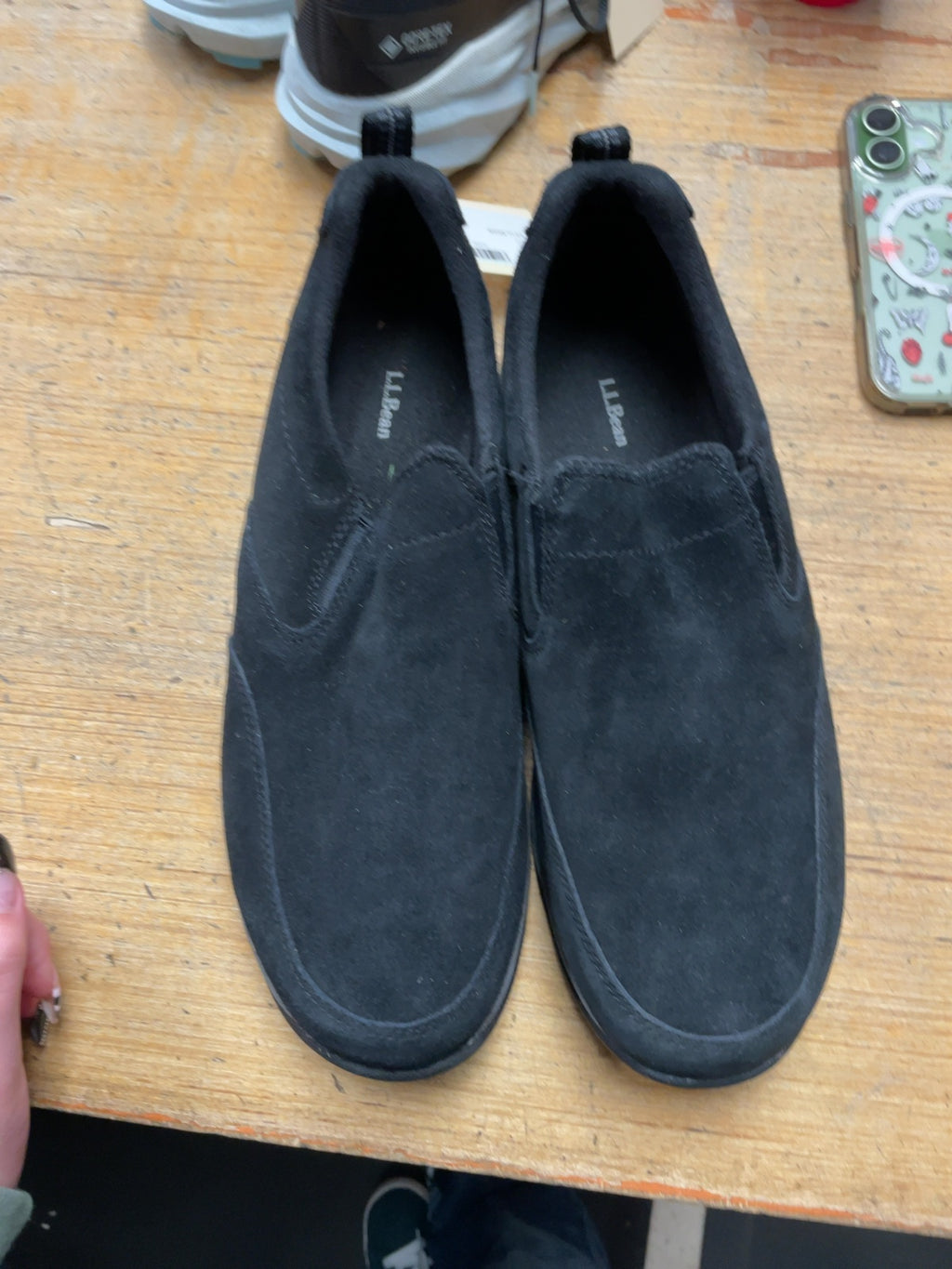 L.L. Bean Size 9.5 Suede Slip-On Shoes