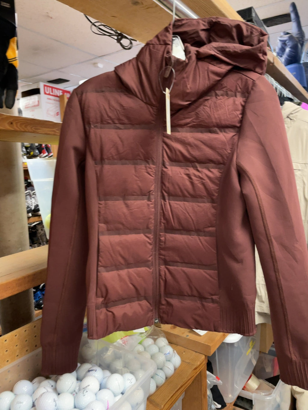 lululemon Size 4 Hooded Hybrid Down Puffer Jacket