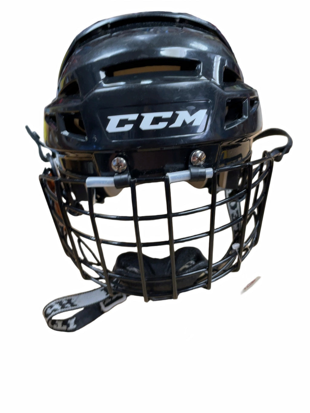 CCM 52.5-57 cm Helmet with Itech Cage - Black