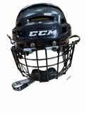 CCM 52.5-57 cm Helmet with Itech Cage - Black