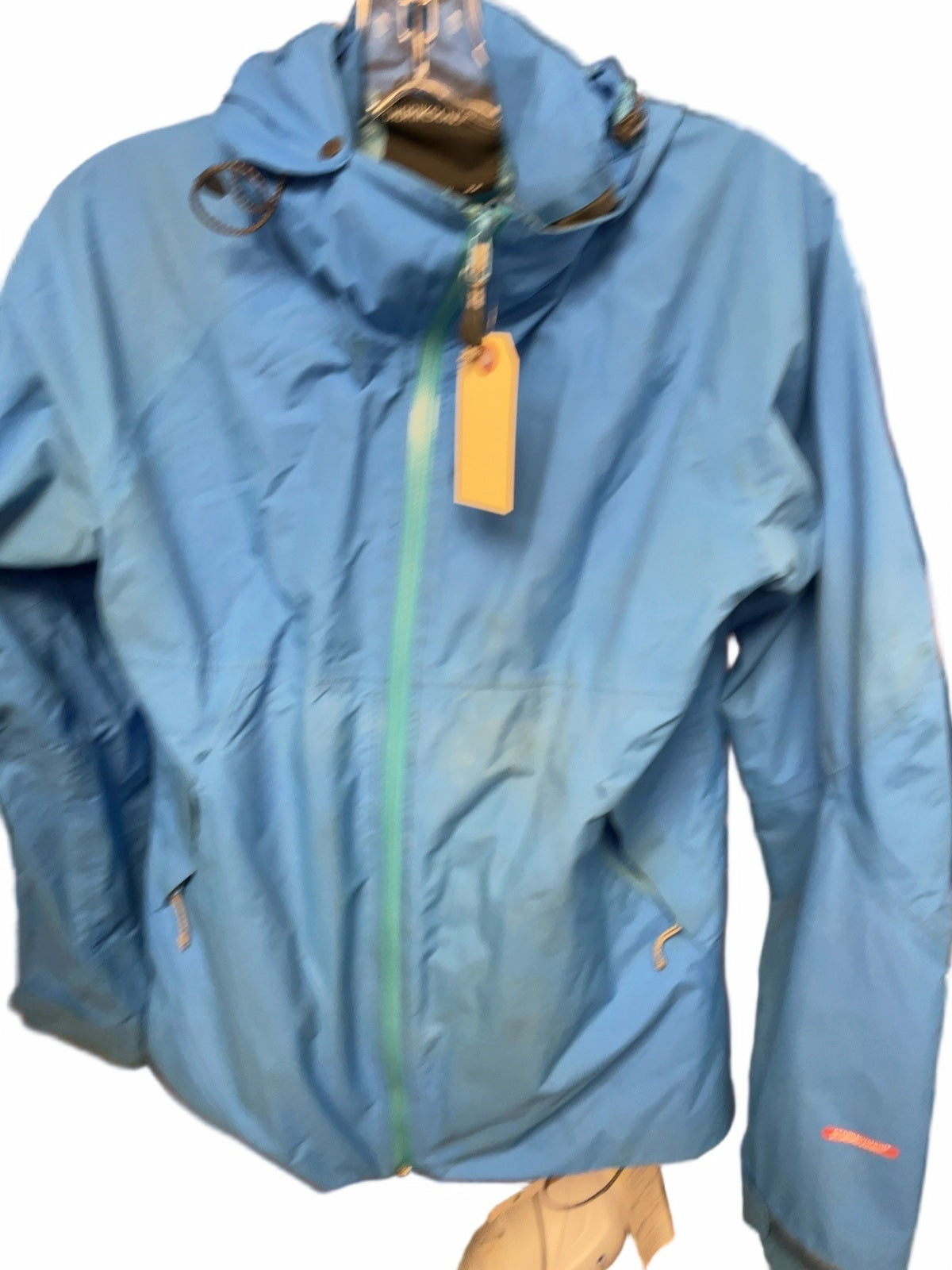 Didriksons STORMsystem Rain Jacket Size EU 38 Blue