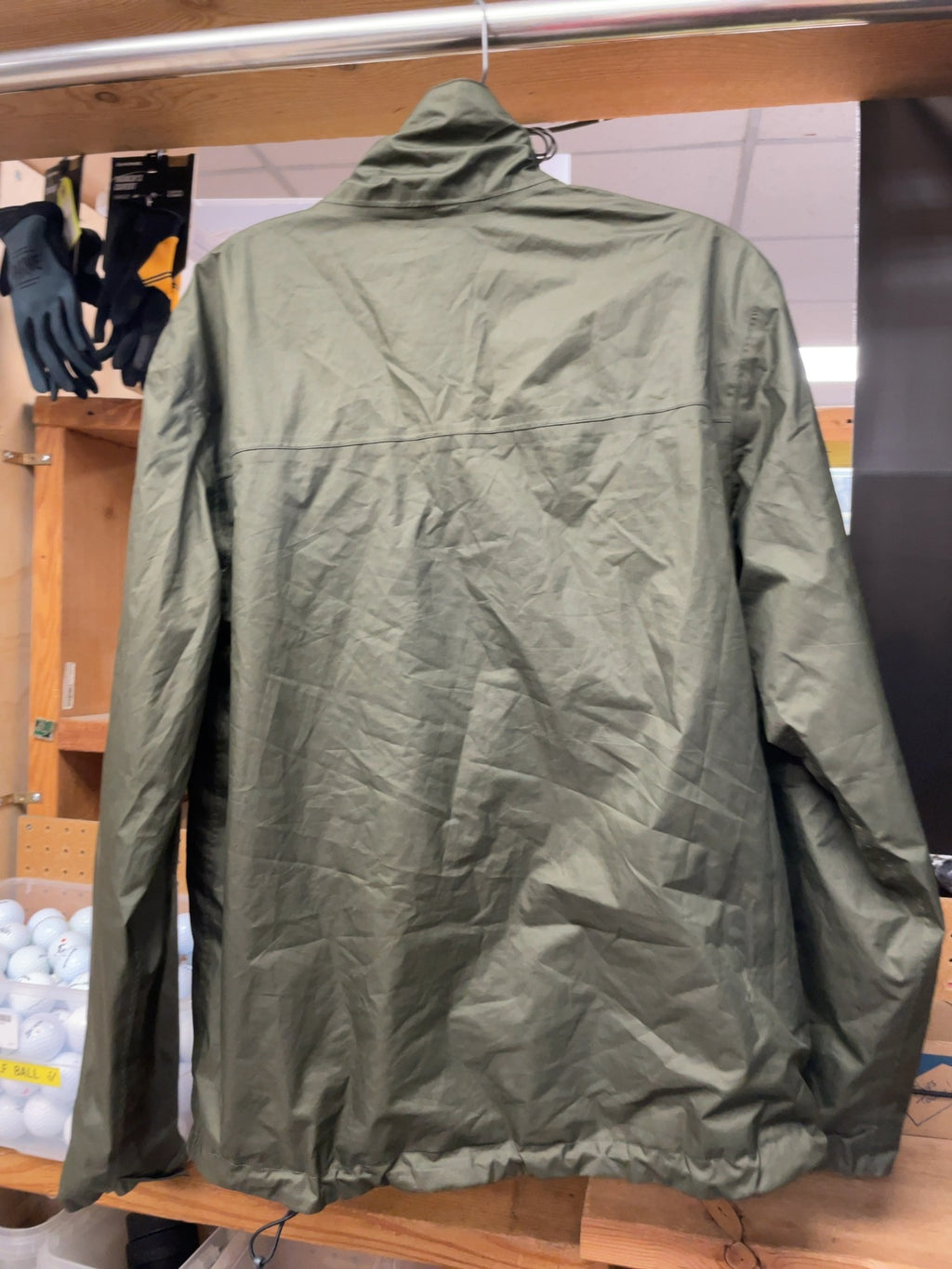 Helly Hansen Size Medium Shell Jacket Green