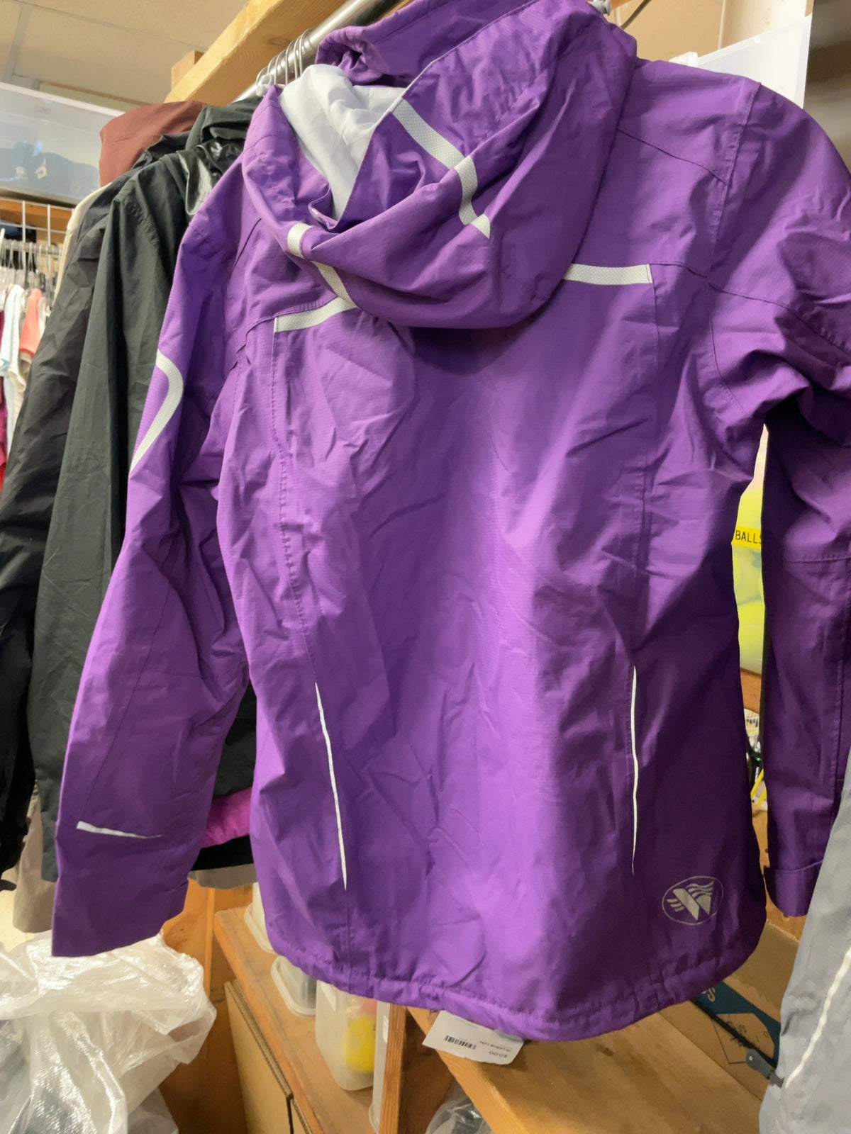 Wetskins X-Treme Series Size Small Hooded Rain Jacket Purple