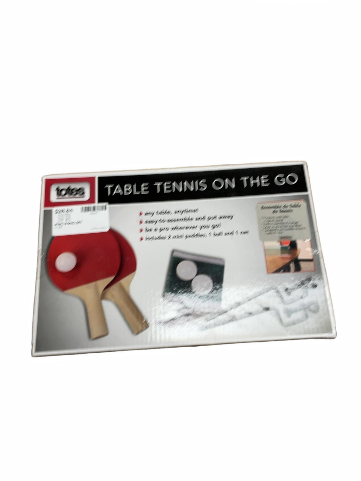 Totes Table Tennis On The Go Ping Pong Set