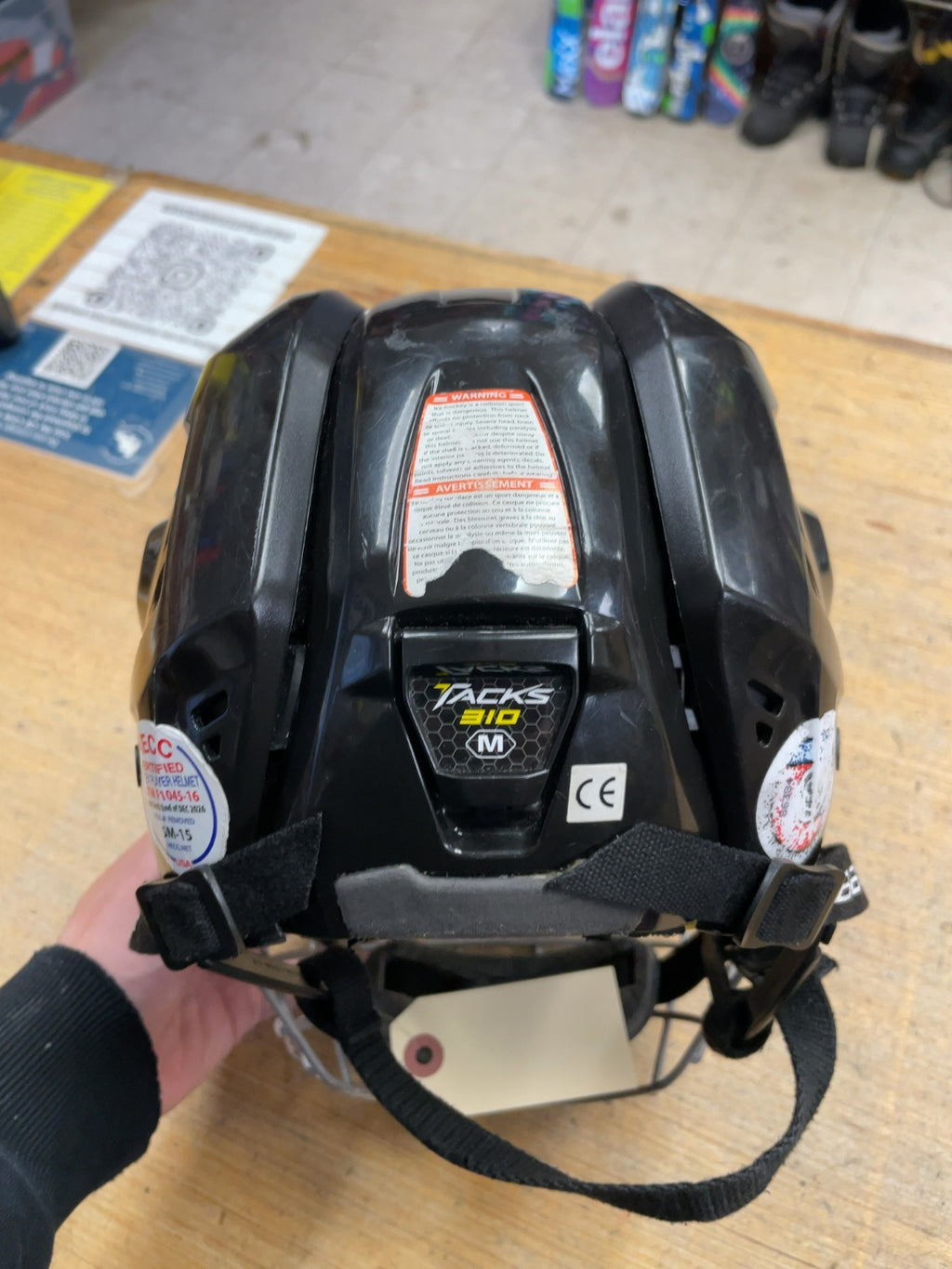 CCM Tacks 310 Size M Hockey Helmet with Bauer Cage