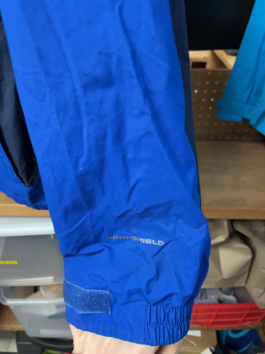 Columbia Omni-Shield Hooded Rain Jacket Youth 14/16