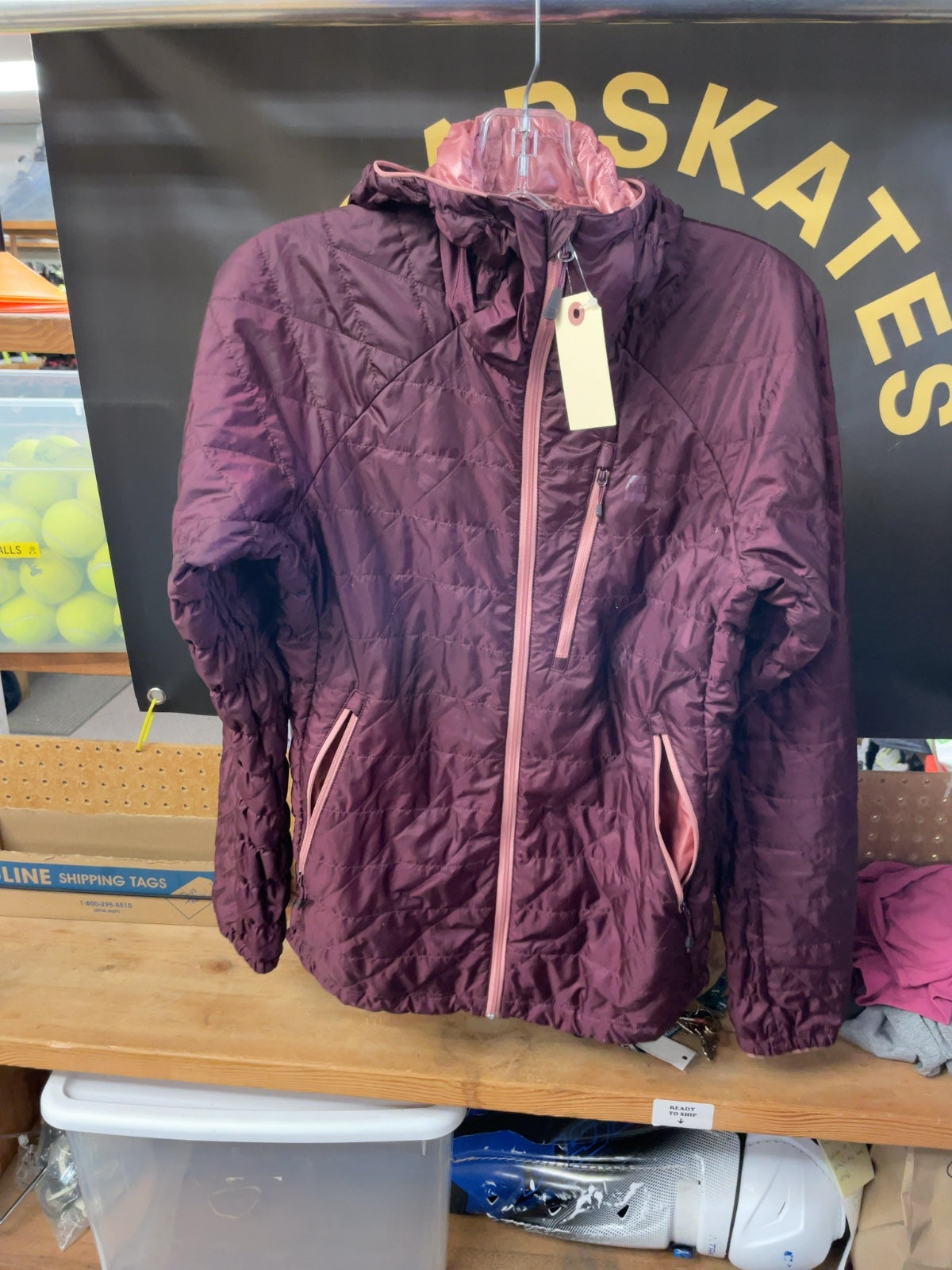 MEC Women's Hooded Insulated Jacket Size M