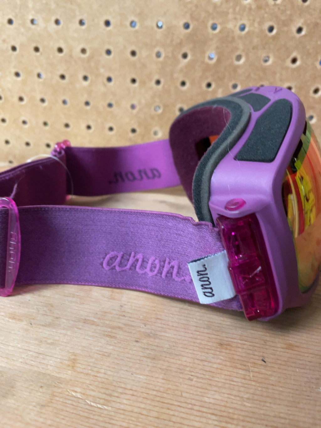 Anon One Size Purple Ski Goggles