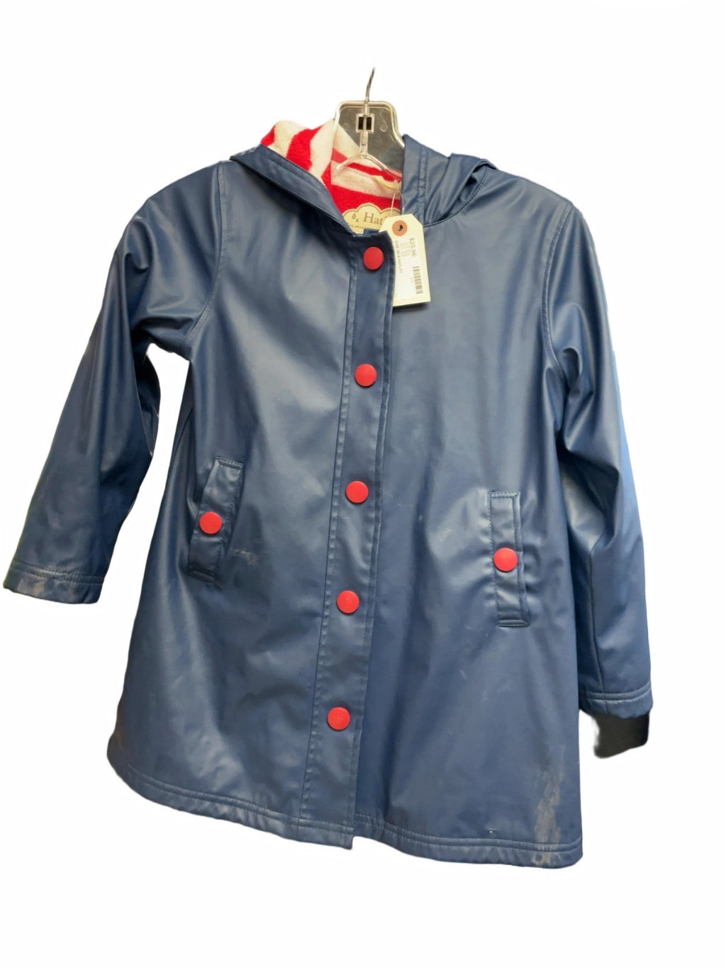 Hatley Rain Jacket Size 8 Blue