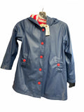 Hatley Rain Jacket Size 8 Blue