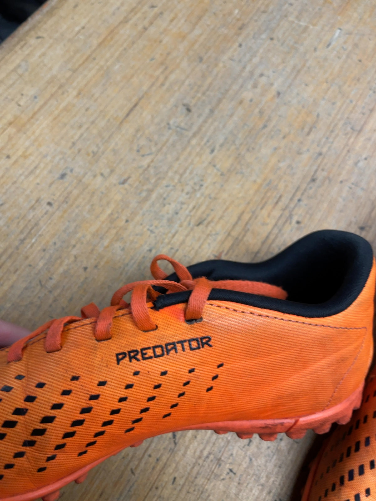 Adidas Predator Size 4.5 Turf Soccer Cleats Orange/Black