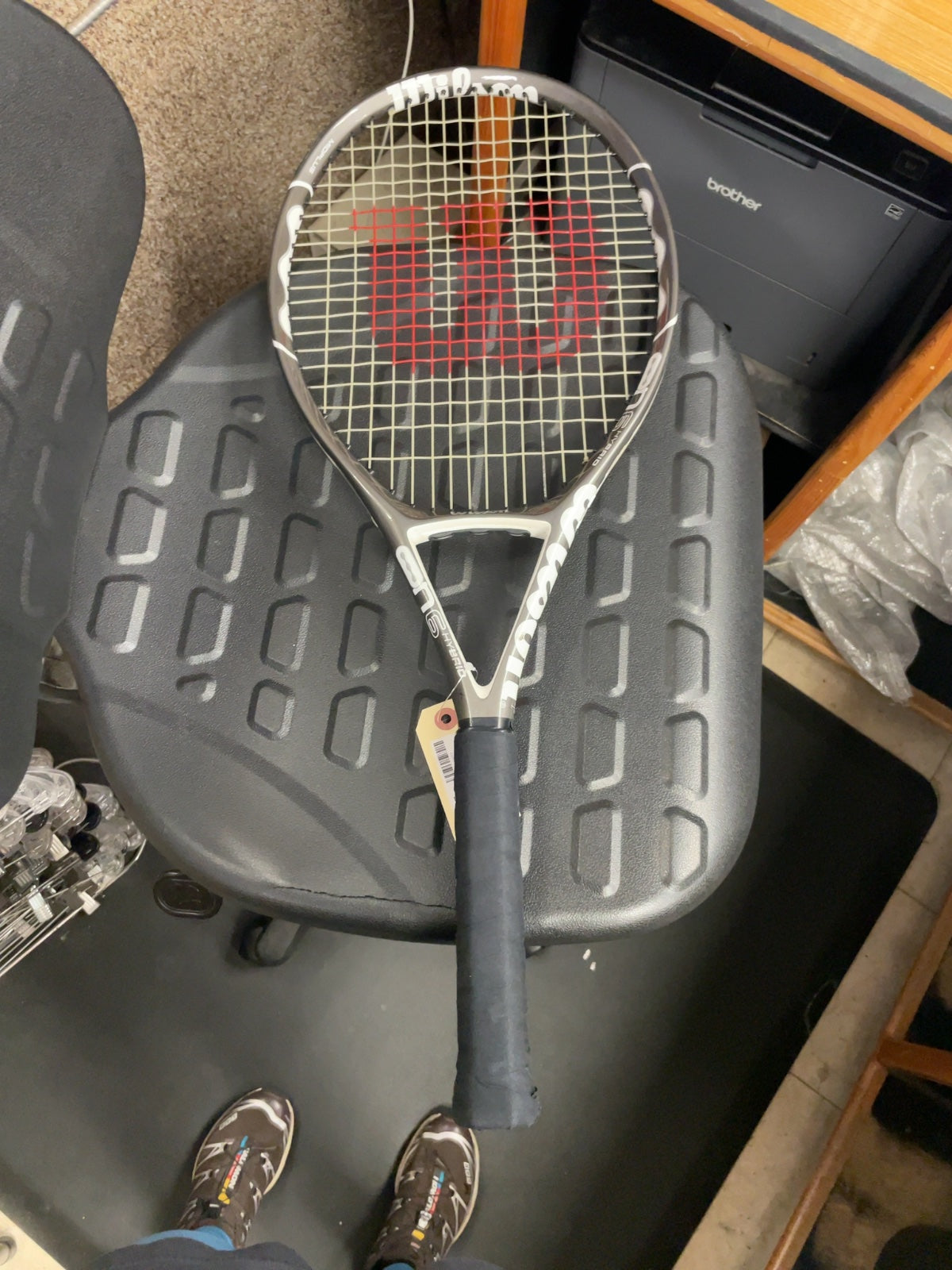 Wilson [K] Six Hybrid Tennis Racquet