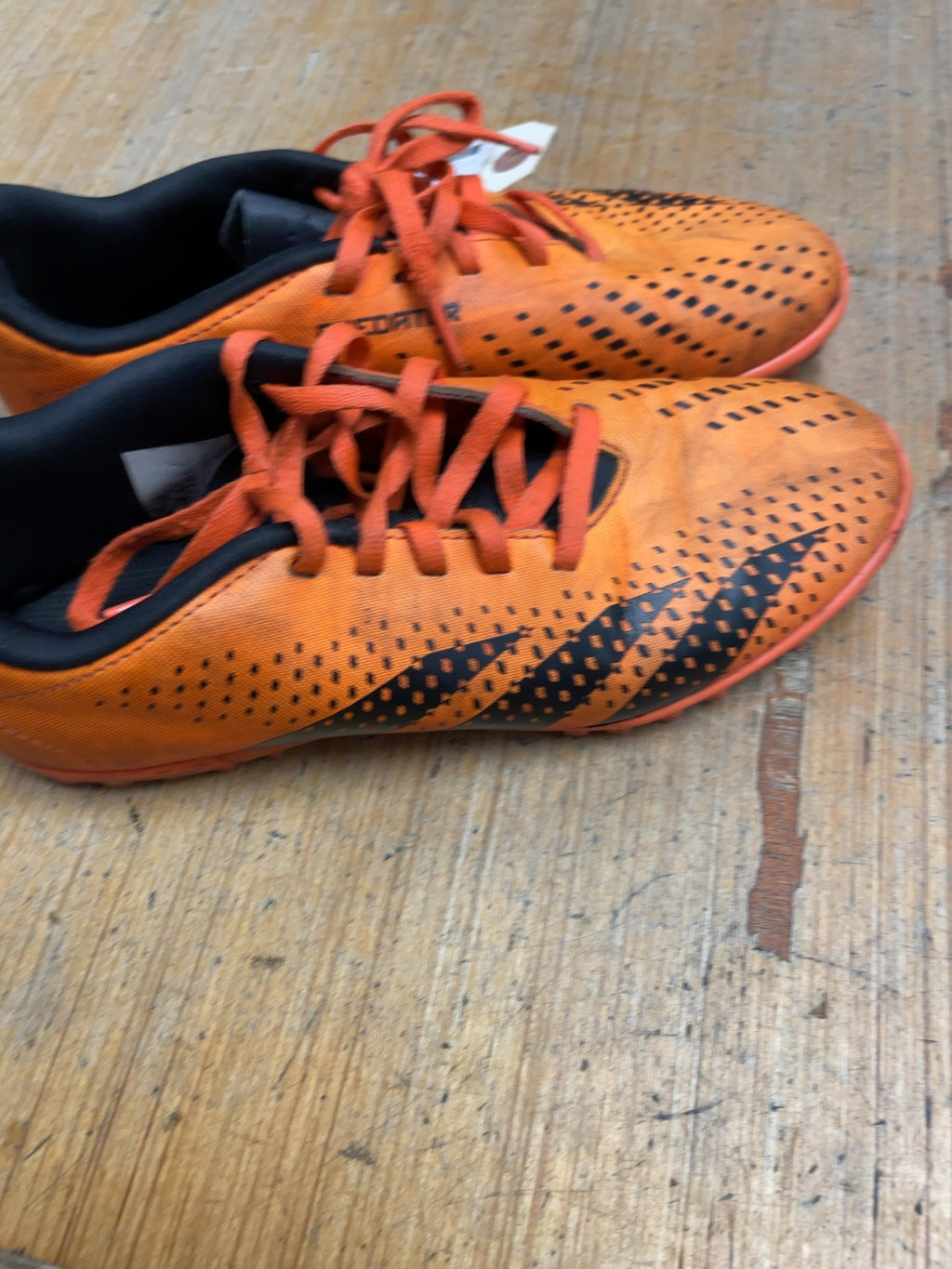Adidas Predator Size 4.5 Turf Soccer Cleats Orange/Black